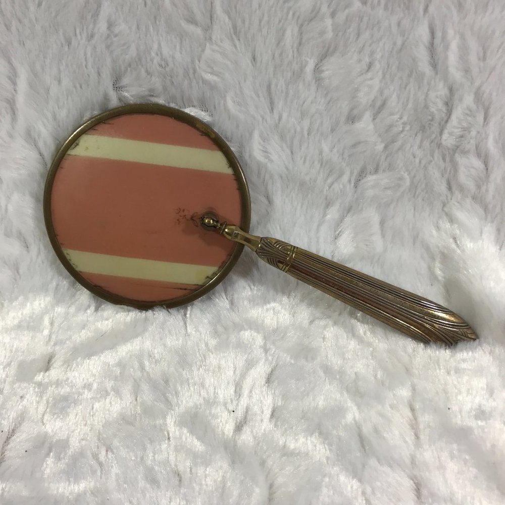 Vintage Adjustable Hand Held Vanity Mirror
